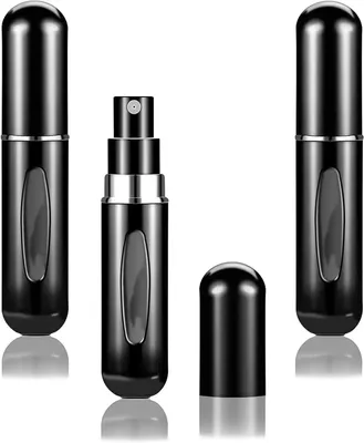 Produktbild von Tragbarer Parfümzerstäuber, 5/10 Stück, 5 ml, Mini-Parfümflasche mit Sprühspender für Kosmetik und Reisen