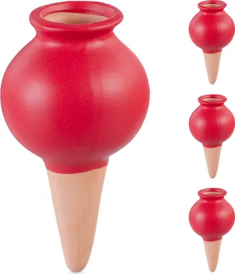 Obrázok produktu pre relaxačné hlinené hroty na zavlažovanie sada 4 ks červené
