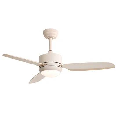 Produktbild von 46 Zoll Deckenventilator mit Lichtern 3 ABS-Flügel 6-Gang-Gleichstrommotor Fernbedienung für Wohnzimmer