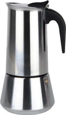 Immagine prodotto di Orbegozo KFI 460, Caffettiera Moka, Nero, Acciaio inox, Acciaio inox, 4 tazze, 1 pezzi