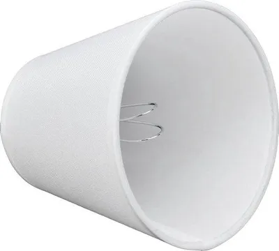 Immagine prodotto di Piccoli paralumi bianchi - Set da 2 - Paralumi in tessuto non tessuto - Ricambi per paralumi di lampadari