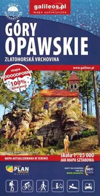 Produktbild von Opava-Gebirge, Zlatohorska Vrchovina. Wasserdichte Touristenkarte. Galileos