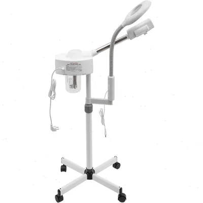 Produktbild von Gesichtsdampfer - Gesichtssauna Gerät - 2-in-1 Dampf & Sprühnebel - 600 ml Wassertank - Heißdampf - 2 m Kabel - EU-Stecker 220–240 V - Weiß