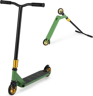Produktbild von KOMFOTTEU Stunt Scooter mit 2 PolyurethanRädern, Kickscooter mit 100 kg Belastbar, Funscooter für Kinder ab 10 Jahren, Skateboard Tretroller für Anfänger und Fortgeschrittene