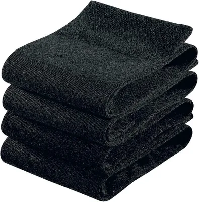 Produktbild von H.I.S. Socken Herren Basic Comfort Socken 4 -teilig 4x schwarz Größe 39/42