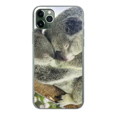 Produktbild von MuchoWow® Handyhülle Schutzhülle Hülle für iPhone 11 Pro Max Koalas - Plüschtier - Tiere - Kinder - Jungen - Mädchen Silikon Softcase Handy Hülle - Schutz