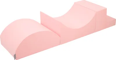 Zdjęcie produktu dla KiddyMoon Spielplatz Aus Schaumstoff Element Rampe/Kopfteil/Stüfchen Für Hindernisläufen Und Bällebad Für Babys Und Kinder, Pink