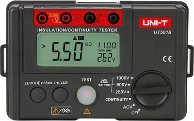 Immagine prodotto di UT501B Tester di resistenza di isolamento - Tester di isolamento professionale