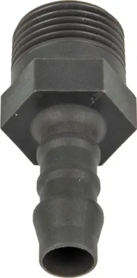 Produktbild von tecuro Schlauchtülle mit AG - Ø 8 mm x 3/8 Zoll - Nylon grau