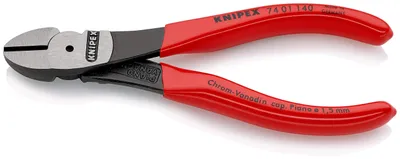 Image de KNIPEX Kraft-Seitenschneider 140 mm, Kunststoff überzogen