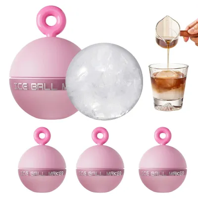 Produktbild von Eisform 6,5 cm - Wiederverwendbar - Silikon - Antihaft - Flexibel - Für Cocktails/Getränke - Eisballform