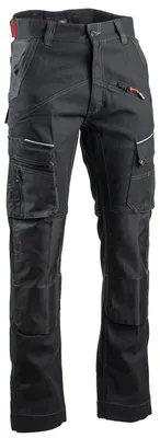 Image de Pantalon CORTEX coton/polyester noir taille 44 - LMA LEBEURRE - 1783-44