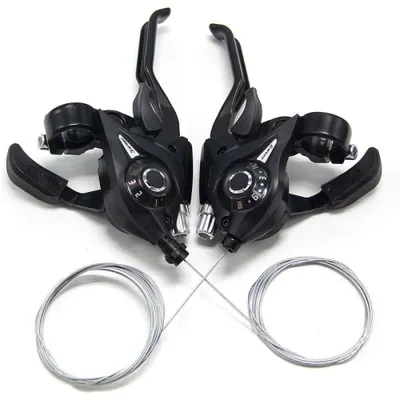 Produktbild von Schalthebel mit Kabel für MTB/Rennrad, Bremshebel für EF51 3x8-Gang