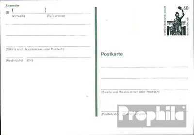 Produktbild von Belege Ganzsachen Berlin (West) 1990 P135 Amtliche Postkarte un Sehenswürdigkeiten
