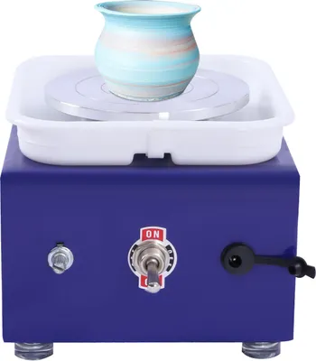 Obrázek produktu pro Elektrický hrnčířský kruh Mini nastavitelný keramický disk nastavitelný 2000RPM