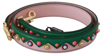 Image de Dolce & Gabbana bandoulière en cuir rose