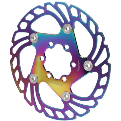Obrázek produktu pro Barevné rotory kotoučové brzdy pro jízdní kola, 6listý rotor kotoučové brzdy pro horská a silniční kola (140 mm)