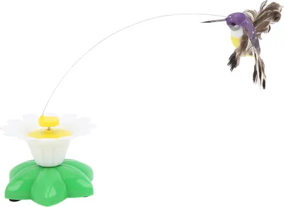 Produktbild von Elektrisches Flugvogel-Katzenspielzeug, lebensechte Flugbewegung & 360° Drehung, interaktiv, für Katzen & Kleintiere – gegen Langeweile