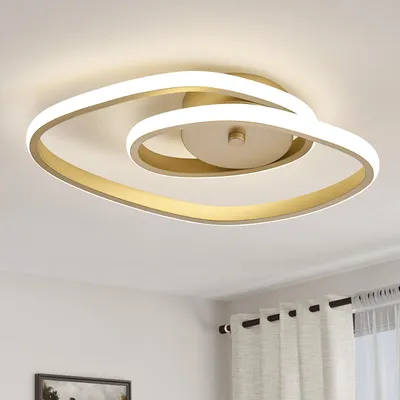 LED Deckenleuchte Gold 24W 4000K, Ø 37 cm