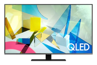 Produktbild von Samsung Series 8 QE50Q80TAT, 127 cm (50"), 3840 x 2160 Pixel, QLED, Smart-TV, WLAN, Schwarz, Grau