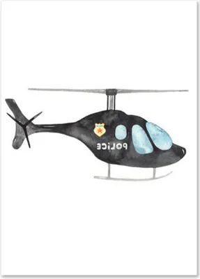 Produktbild von TPFLiving Kunstdruck LW-1041 (OHNE RAHMEN) Poster - Leinwand - Wandbild - Hochauflösender Giclée-Druck, langlebig und hochwertig - Lastwagen, Bagger, Polizei,, Feuerwehr, Hubschrauber, Krankenwagen -  - Größe: 40x50cm