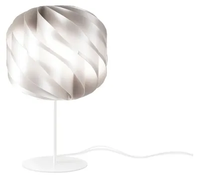 Obrázek produktu pro Stříbrná kovová stolní lampa Cm. 25 x 44 Std