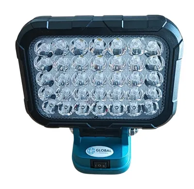 Zdjęcie produktu dla Lampa robocza 35 LED na akumulatory baterie Makita 18V / idealna pod namiot / na ryby