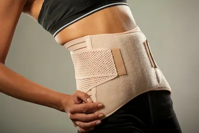 Produktbild von LOREY - Hochwertige Rückenbandage, Rückenstütze, Rückengurt, Lumbalbandage; Größe: XXL
