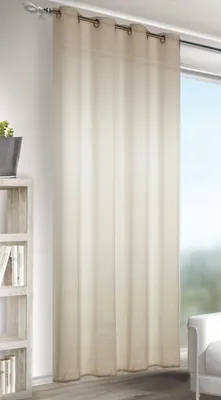 Produktbild von Ösenschal "Alex"  - Vorhang mit Ösen - Größe (HxB): 245x140cm Farbe: Beige