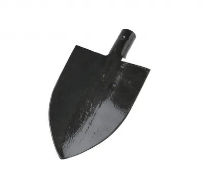 Image de bêche pointue forgée 22x25cm sans manche