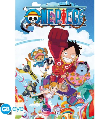 Image de Abystyle Maxi One Piece Egghead Affiche Multicolore One Size
