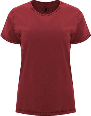 Produktbild von Roly CA6691 | Damen Shirt Husky Woman T-Shirt, 100% gekämmte Baumwolle - Farbe: Garnet Red 57 - Größe: S