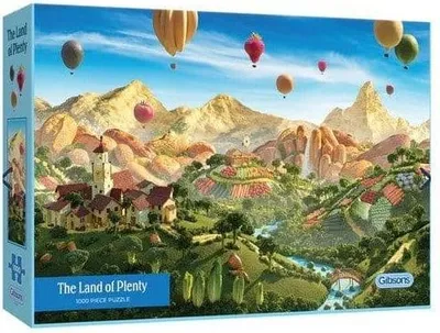Produktbild von Intro Gibson Puzzle „Das Land des Überflusses“ mit 1000 Teilen