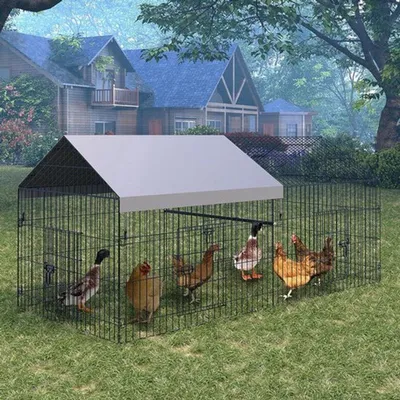 Obrázek produktu pro Přenosný klec - Kovový - 114 x 70 x 8 cm - 21,65 kg - Vhodný pro venkovní použití a do zahrady