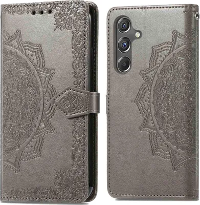 Obrázok produktu pre imoshion Mandala Bookcase pre Samsung Galaxy A15 (5G/4G) - sivá