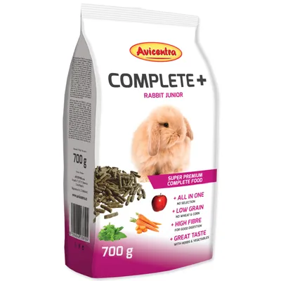 Zdjęcie produktu dla Avicentra COMPLETE+ królik junior 700g