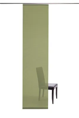 Produktbild von Flächenvorhang halbtransparent grün Einfarbig 5840-17