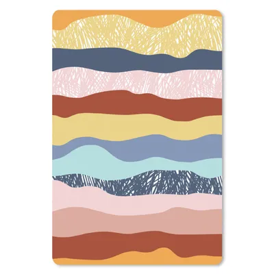 Produktbild von MuchoWow® Mauspad Mousepad Streifen - Kinder - Design 18x27 cm - Mousepads - Maus Mat - Pad - Mausunterlage