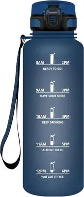 Productafbeelding van Sportfles 1,5 liter - Lekvrij - BPA-vrij - Navy