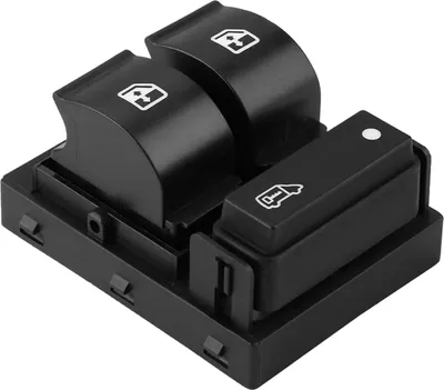 Produktbild von ABS-Kunststoff 2.0 x 2,6 x 2,0 Zoll Autofensterschalter, elektrischer Schalter, langlebig für Citroen Jumper 2006-2016 Peugeot Boxer II Verwendung