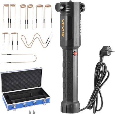 Obrázek produktu pro Indukční ohřívač VEVOR na odstraňování šroubů, 1100 W, sada magnetických indukčních ohřívačů, ohřívač na odstraňování zrezivělých šroubů, nářadí pro opravy v autoservisech s 10 cívkami
