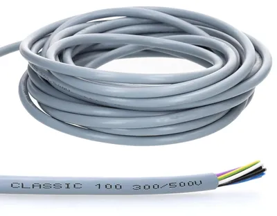 Immagine prodotto di 10 metri Lapp 0010027 Ölflex Classic 100 Cavo di controllo in PVC 8x0,75 mm² con conduttore di protezione verde/giallo 8G0,75 mm² I Cavo a 8 conduttori