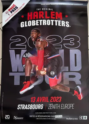 Productafbeelding van Harlem Globetrotters - 2023 - Wereldtournee - Affiche / Poster - 80x120 cm