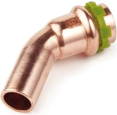Produktbild von Kupfer Pressfitting Sudo-Press Winkel 45° 22 mm innen/außen Kontur V DVGW