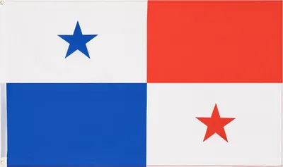 Produktbild von MUWO "Nations Together" | Panama Flagge | 150×90 cm | Verstärktes Besatzband | Doppelt gesäumte Ränder | MW-168