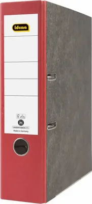 Produktbild von Idena Ordner A4Mix 8cm Wolkenmarmor rot
