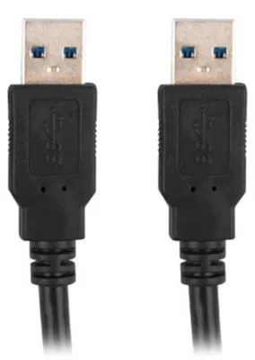 Image de Lanberg CA-USBA-30CU-0005-BK LANBERG USB-A M/M 3.0 Kabel 0,5m schwarz