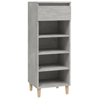 Produktbild von vidaXL Schuhschrank Betongrau 40x36x105 cm Holzwerkstoff