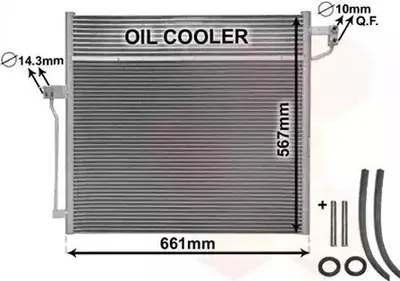 Produktbild von VAN WEZEL 30015704 Kondensator Klimaanlage Klimakondensator passend für MERCEDES-BENZ M-Klasse (W166) +Trockner