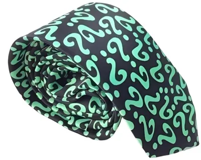 Imagen del producto de Riddler, tirantes, corbata verde, signo de interrogación, Gotham